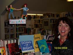 Beckie at Rockport Library